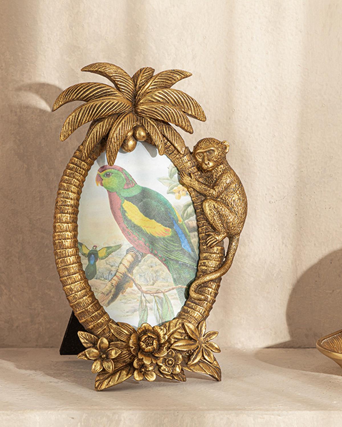 Chic Palm Polirăsină Ramă Foto 10*15 Cm Roz pal
