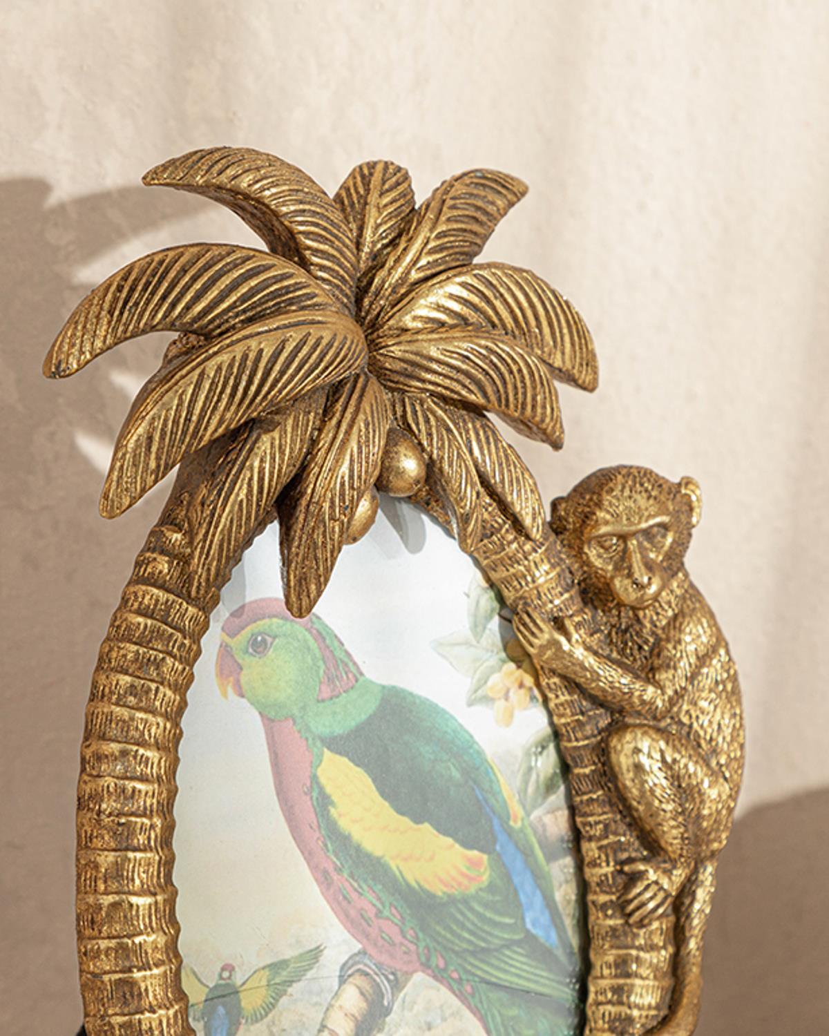 Chic Palm Polirăsină Ramă Foto 10*15 Cm Roz pal