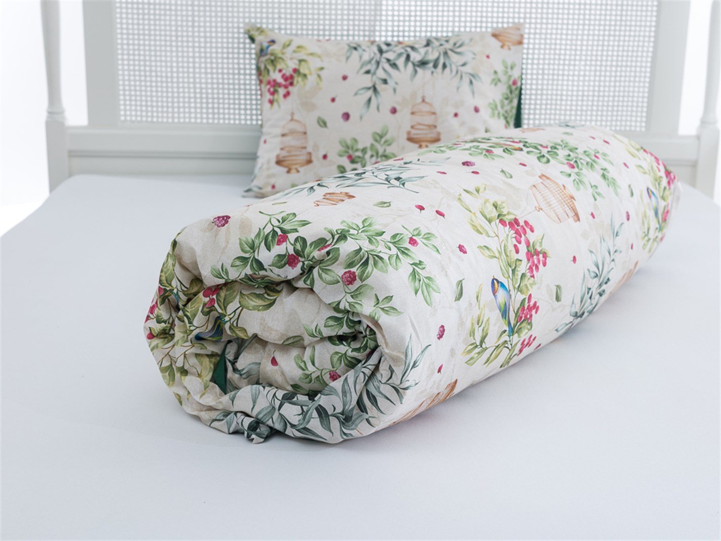 Cireș de păsări  Pentru o persoana 160x220 cm Mint-lilac-roz
