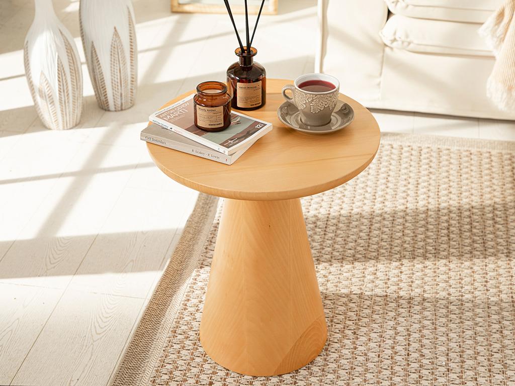 Classy Side Table 45x45x50 cm Light Brown.