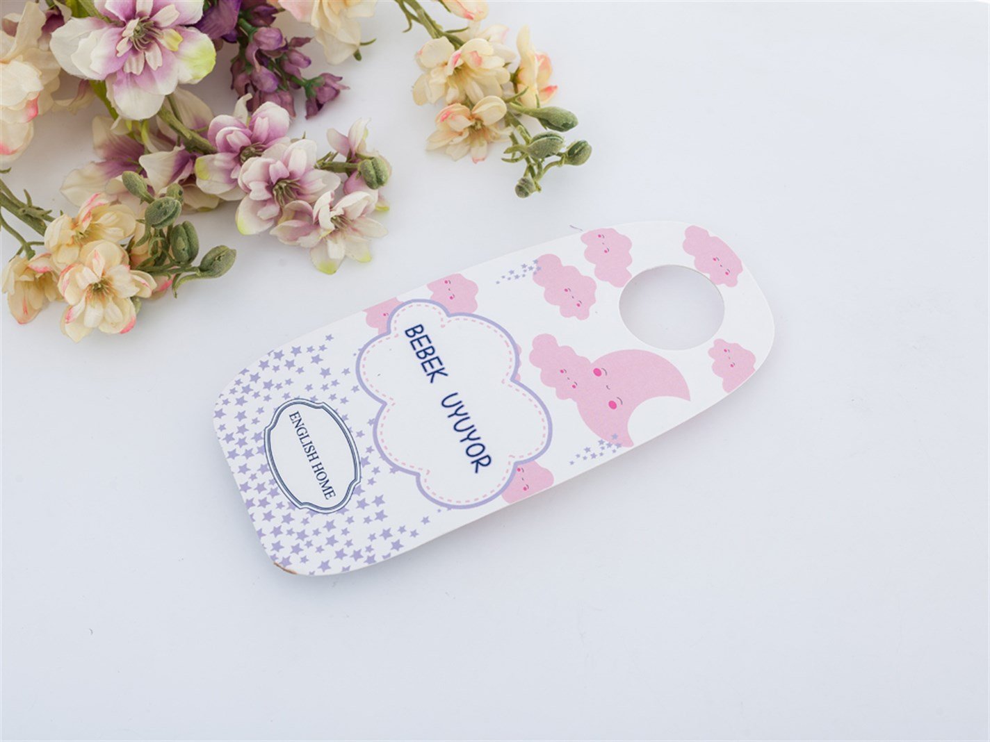 Cloud Cosmetic Card ușă 10x21 cm Roz