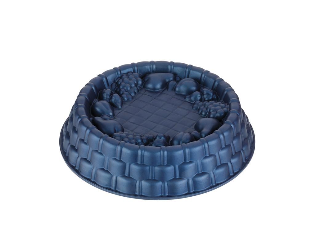 Confetti Cast Granite Meyveli Tart Mould 25x6 cm Dark Blue