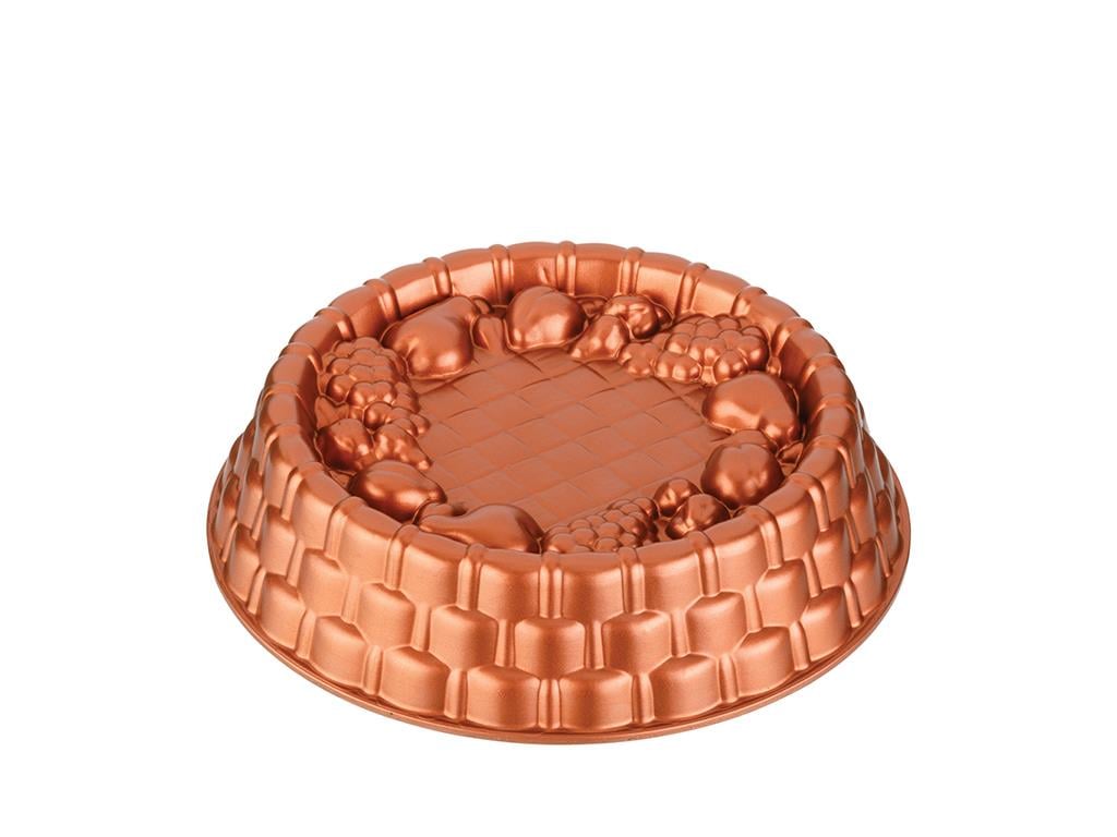 Confetti Cast Granite Meyveli Tart Mould 25x6 cm Bronze