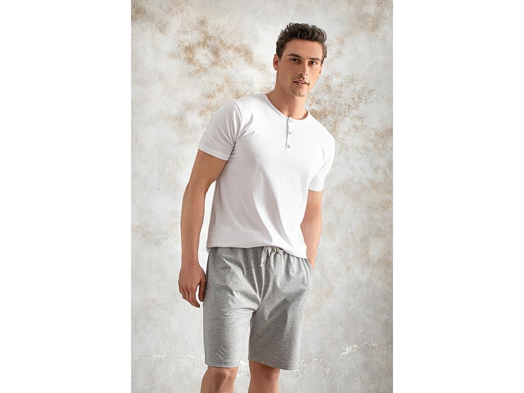 Cool Basic Set De Pijamale Pentru Bărbați, Bumbac, L, Albastru İnchis