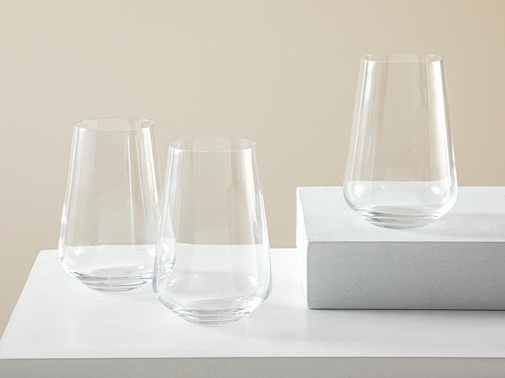 Cozza Crystal 3 Set Juice Glass 380 ml Transparent