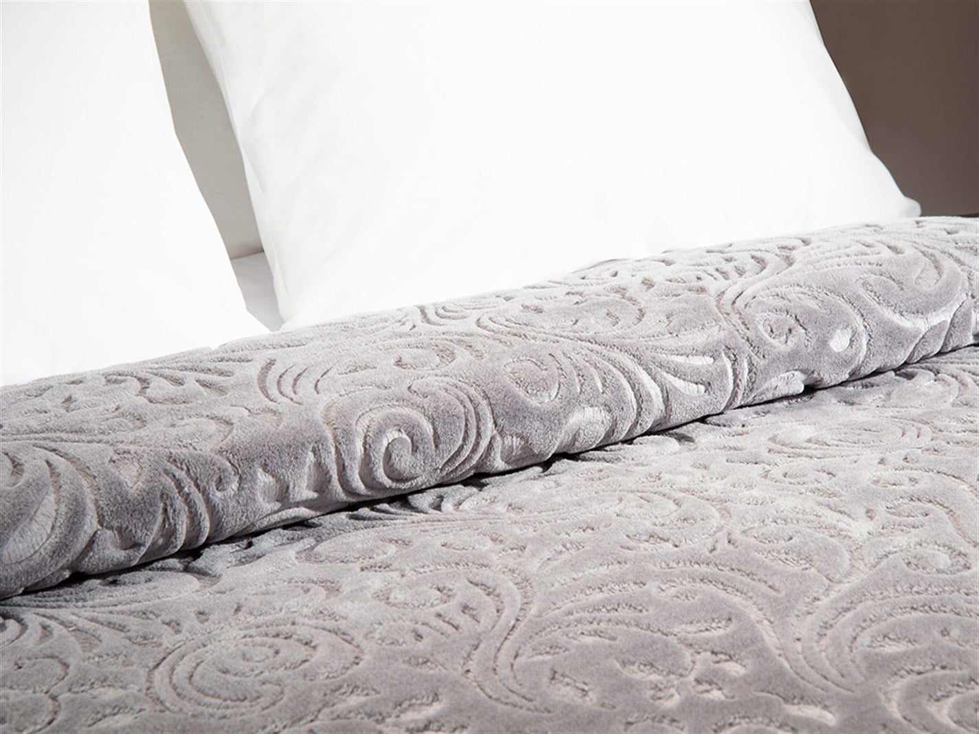 damasc  Persoană dublă 200x220 cm Anthracite