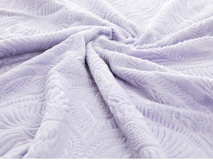 damasc  Ultrasoft For One Person  PĂTURĂ 150x200 cm Lilac.