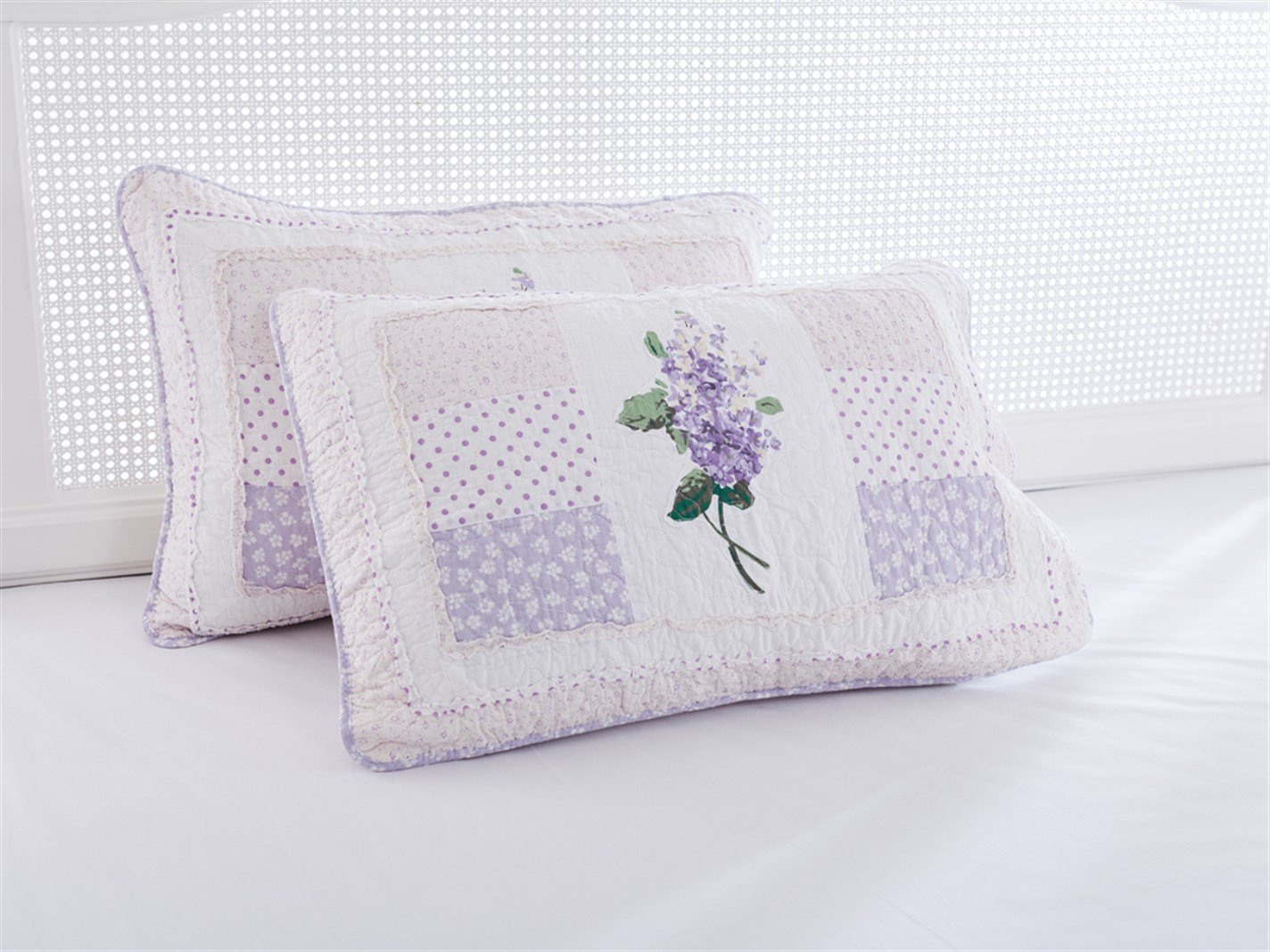 Davina Patchwork Persoană dublă 240x260 cm Violet