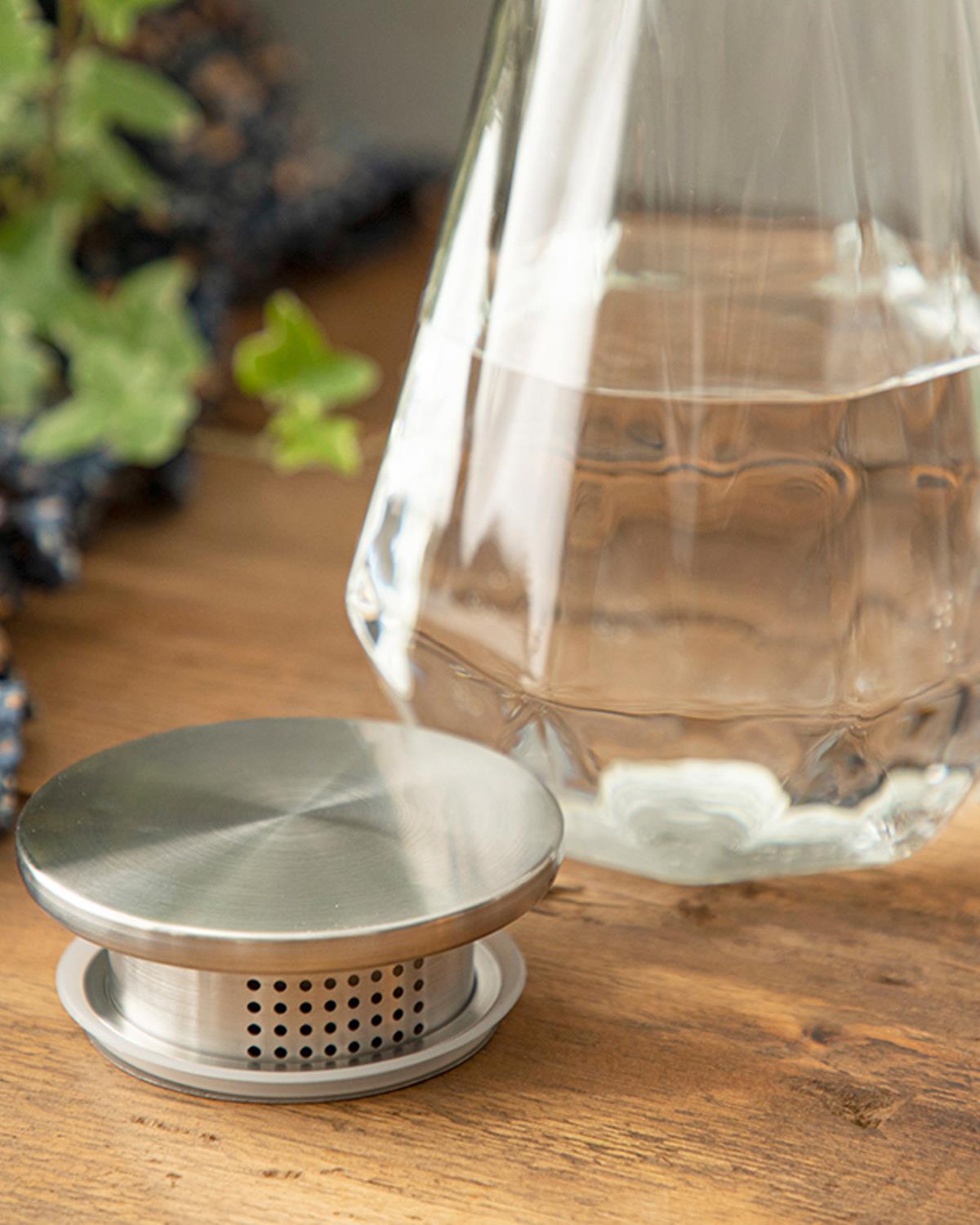 Delight Borosilicate Glass Water Bottle 1500 ml Transparent