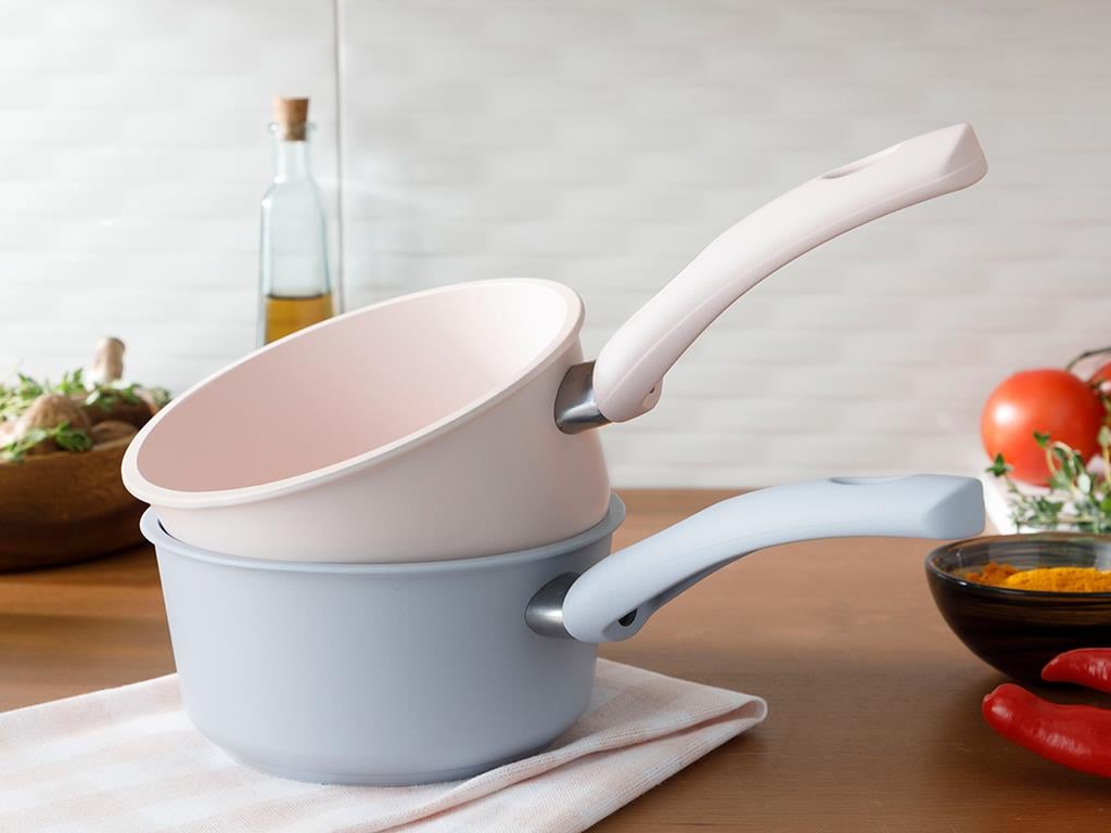 Pretty Granite Saucepan 14 cm Powder