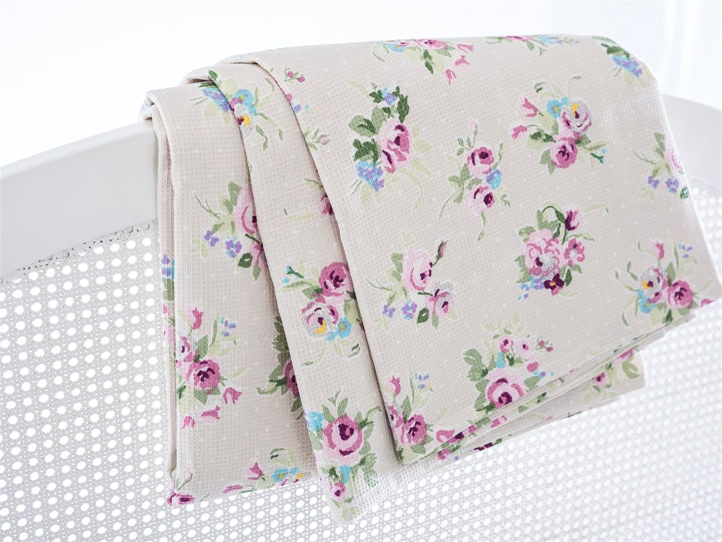 Devore Tipărit Pentru o persoana 150x220 cm Roz