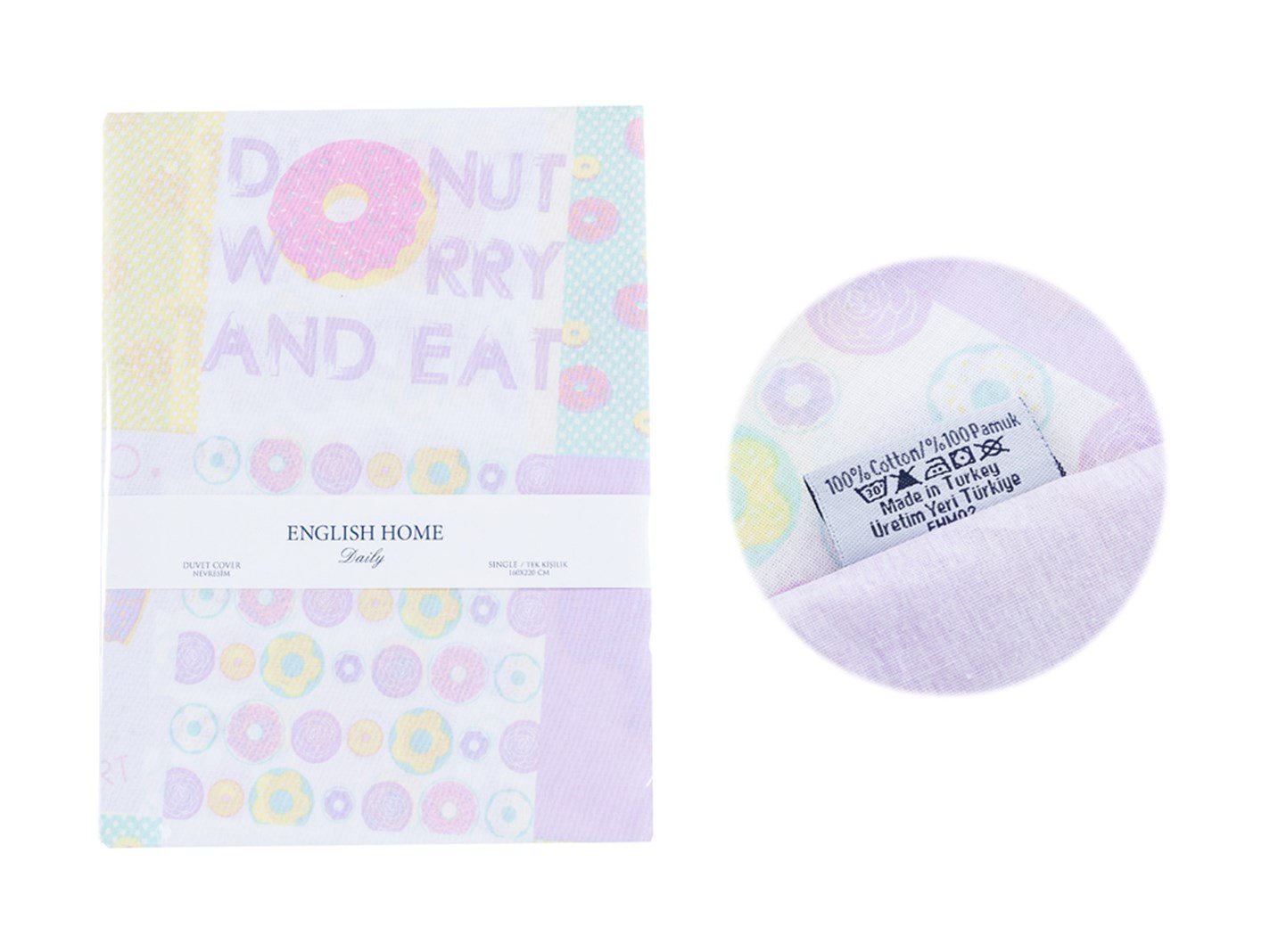 Donut îngrijorare Tipărit Pentru o persoana 160x220 cm Roz