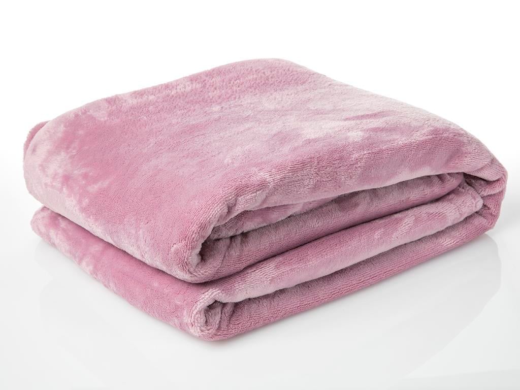 drept  Ultrasoft Double Person  PĂTURĂ 200x220 cm Rose Color