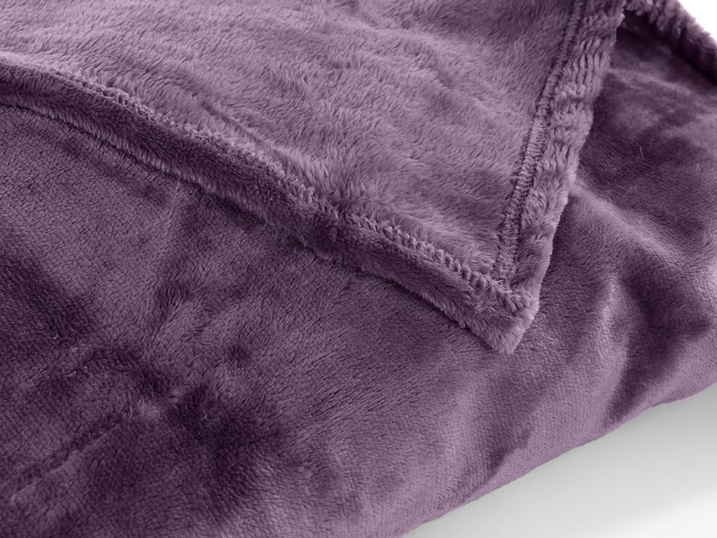 drept  Ultrasoft For One Person  PĂTURĂ 150x200 cm Violet.
