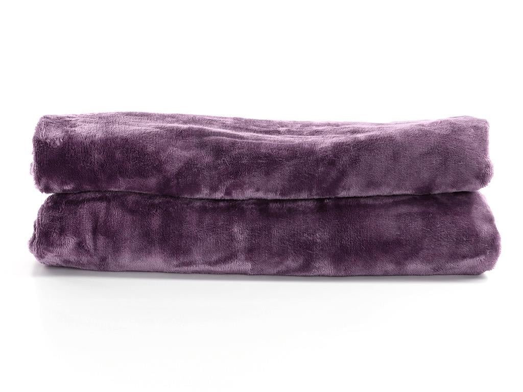 drept  Ultrasoft For One Person  PĂTURĂ 150x200 cm Violet.