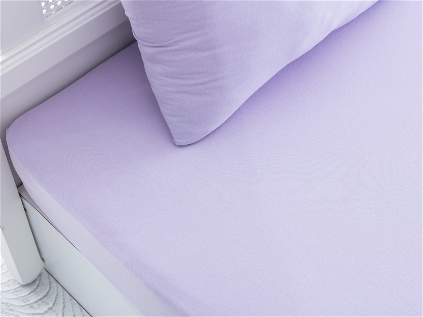 drept Vopsit simplu Pentru o persoana 100x200 cm Liliac.