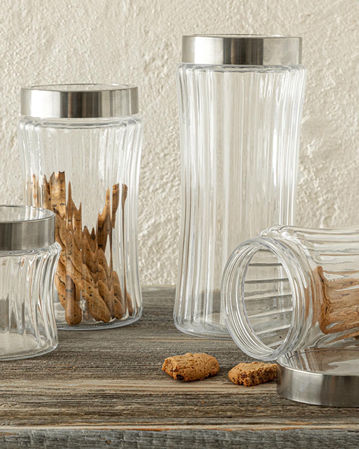 Duke Glass Borcan 600 Ml Transparent
