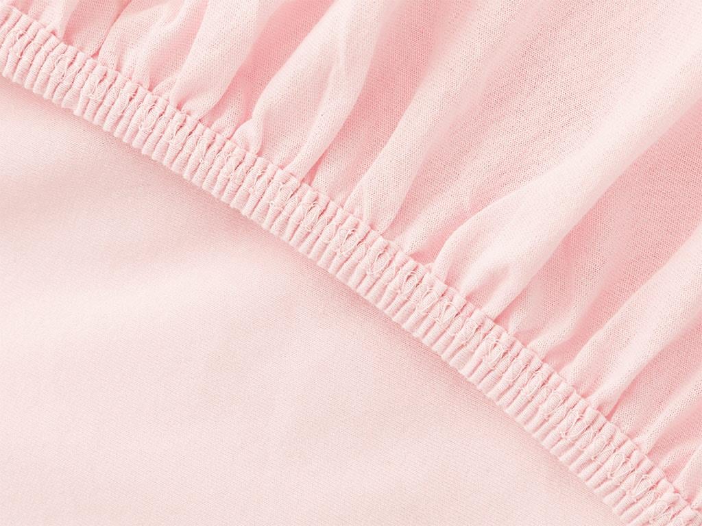 Duz Bumbac Single Set De Cearșaf Cu Elastic 100*200 Cm Roz