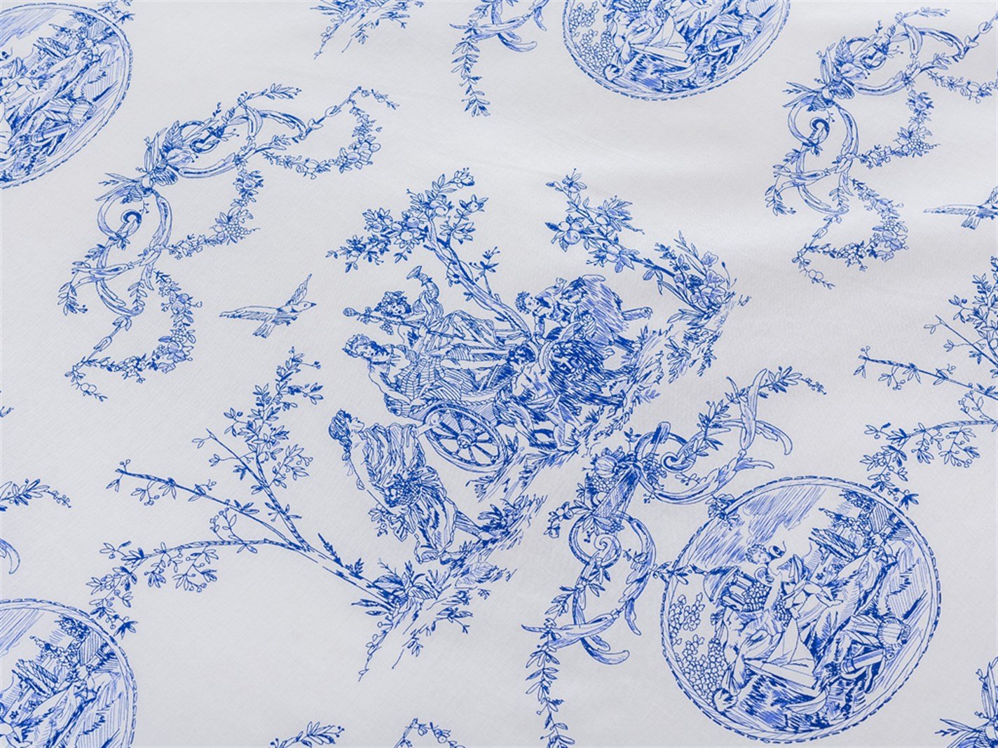 Epoca antică # Bumbac unic 160x220 cm Albastru inchis