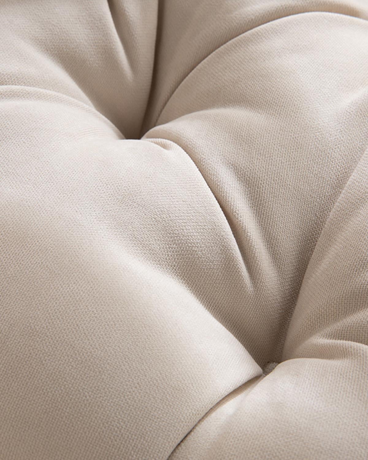 Laced Armchair Cushion 40x40 cm Ecru