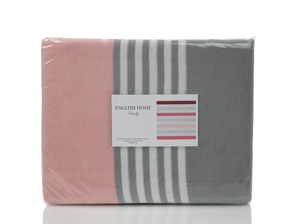 Fâșie moale Cottony Double Person  PĂTURĂ 200x220 cm Pink