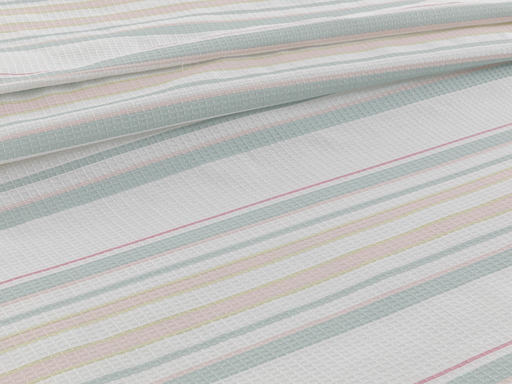 Fâșie pură  Cu imprimeu Pentru o persoana  CUVERTURĂ 150x220 cm Verde deschis