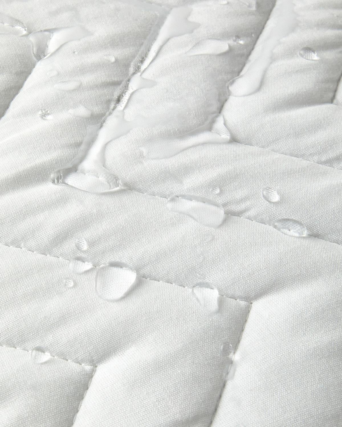 Față de pernă antibacteriană, material impermeabil, Handy, bumbac, 50x70 cm, alb
