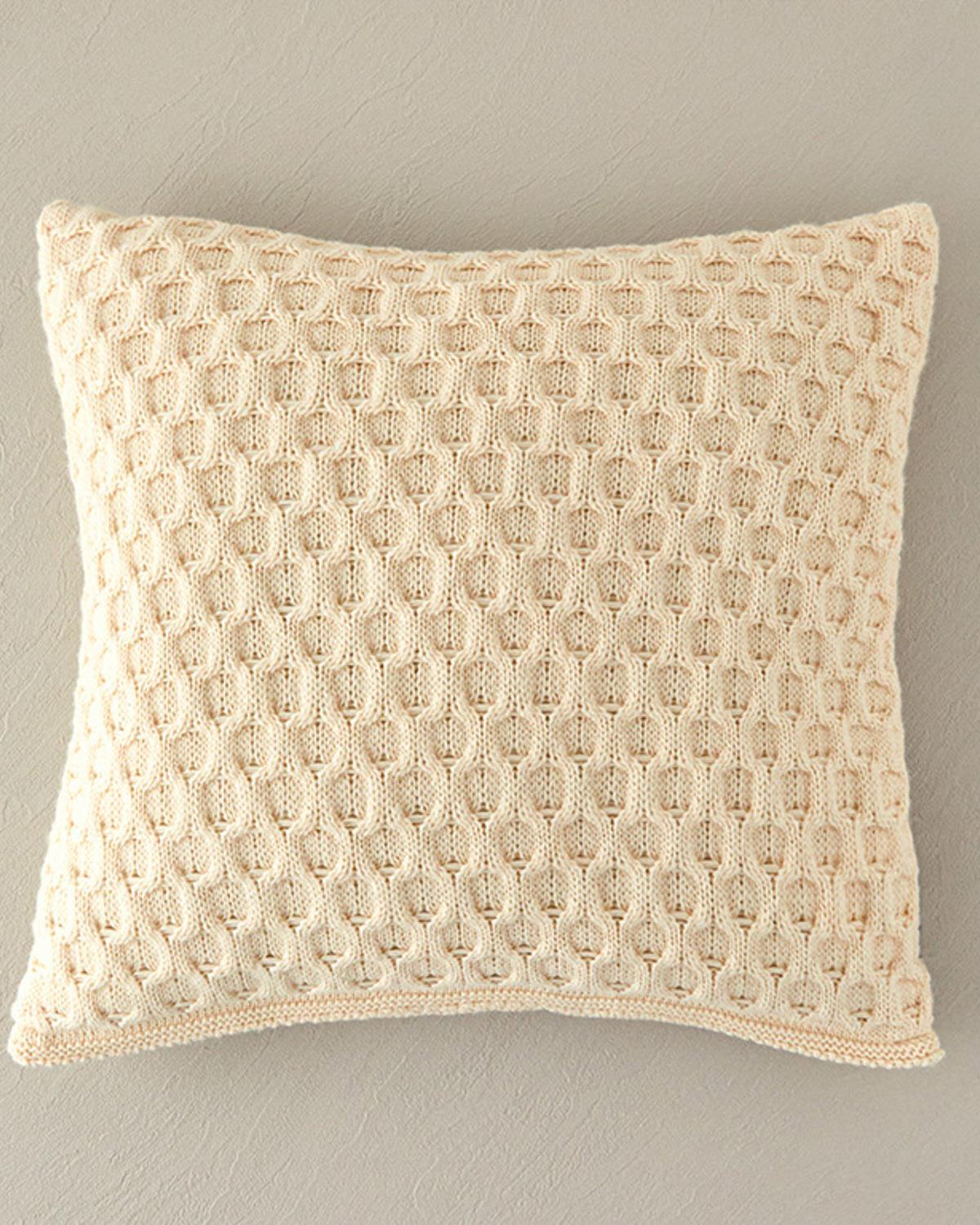 Knitwear Cover Throw Pillows 45x45 cm LightStone