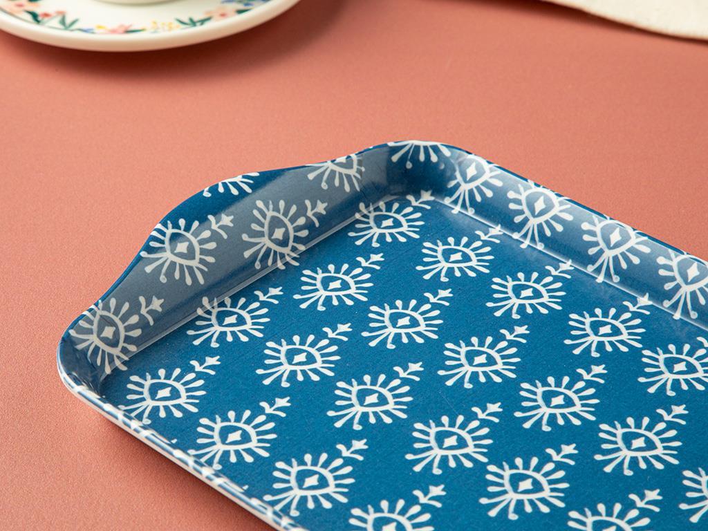 Felice Melamine Tray 23,5x14,5 cm Blue