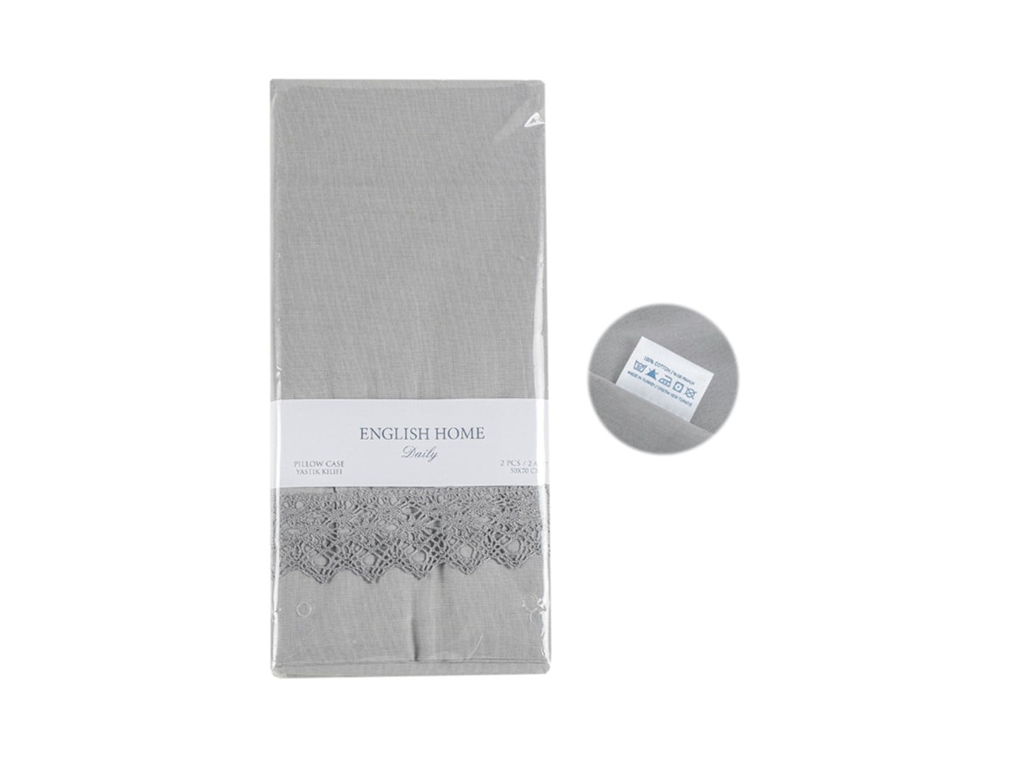 fierar Bobbin Laced 2 set 50x70 cm Anthracite