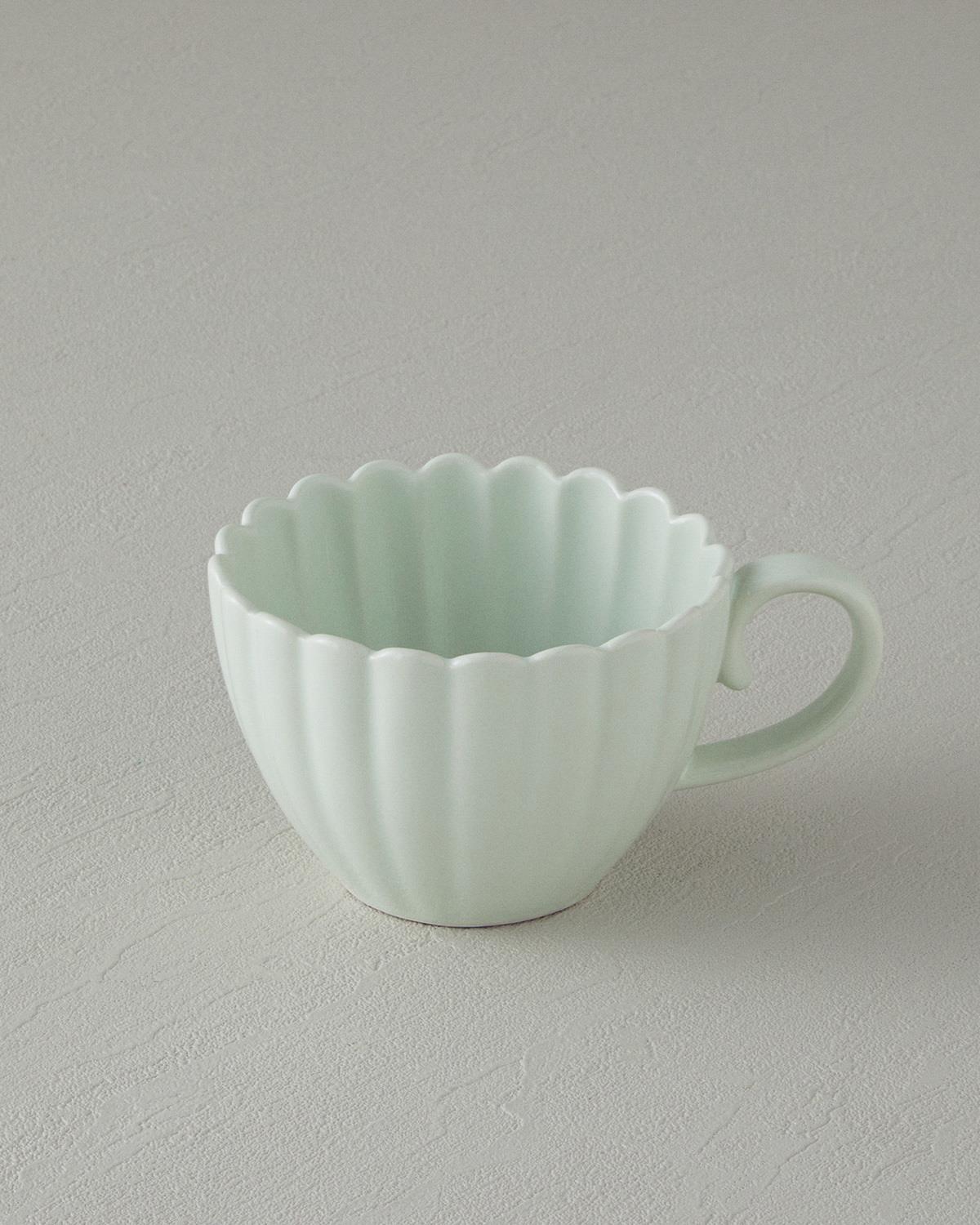 Fiore Porțelan Ceașcă 350 ml Mentă