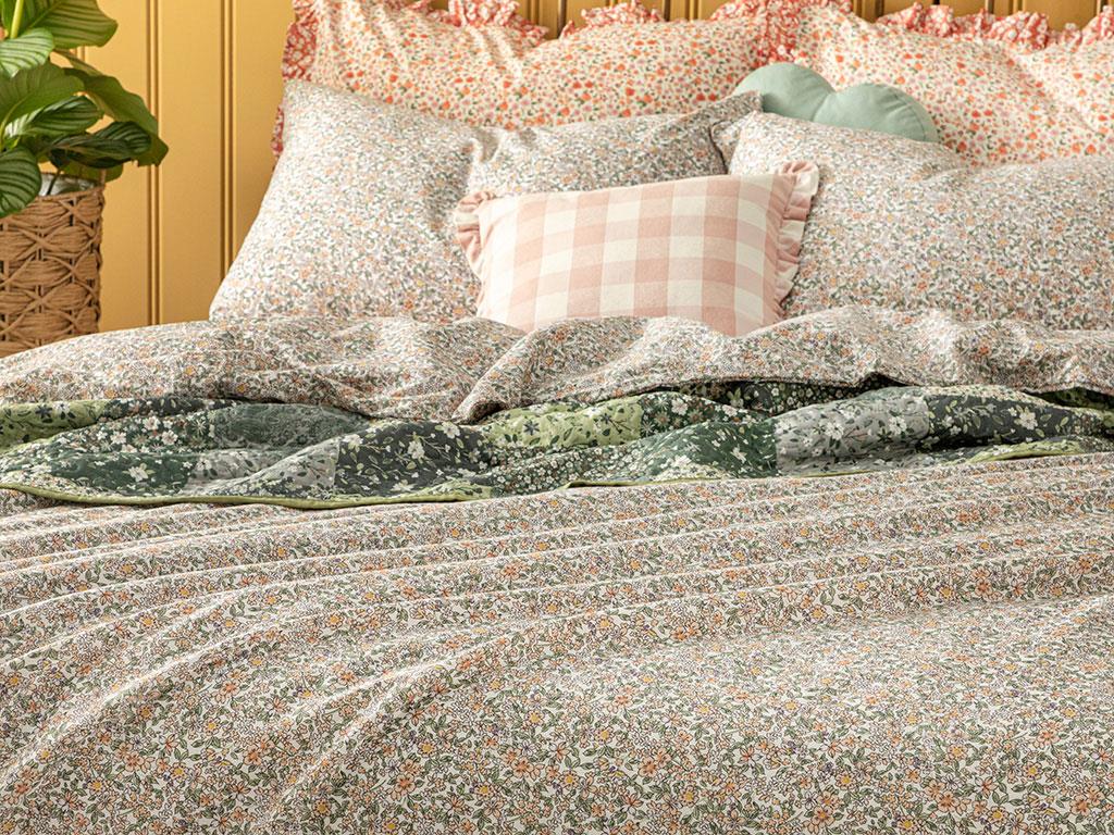 Fleur De Nuit Bumbac  King Size  SET LENJERIE DE PAT 240x220 cm Powder Pink