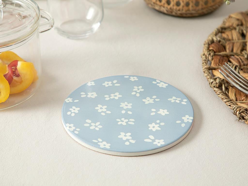 Fleurir Silicone Hot Mat 16 cm Blue