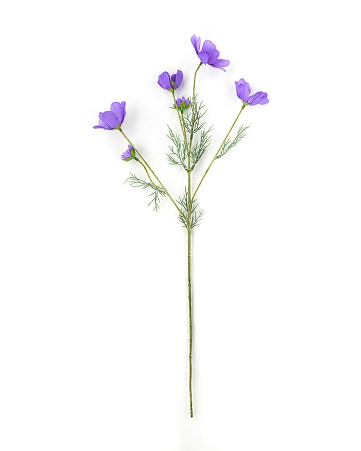 Floare artificiala, Daisy, plastic, 62 cm, mov