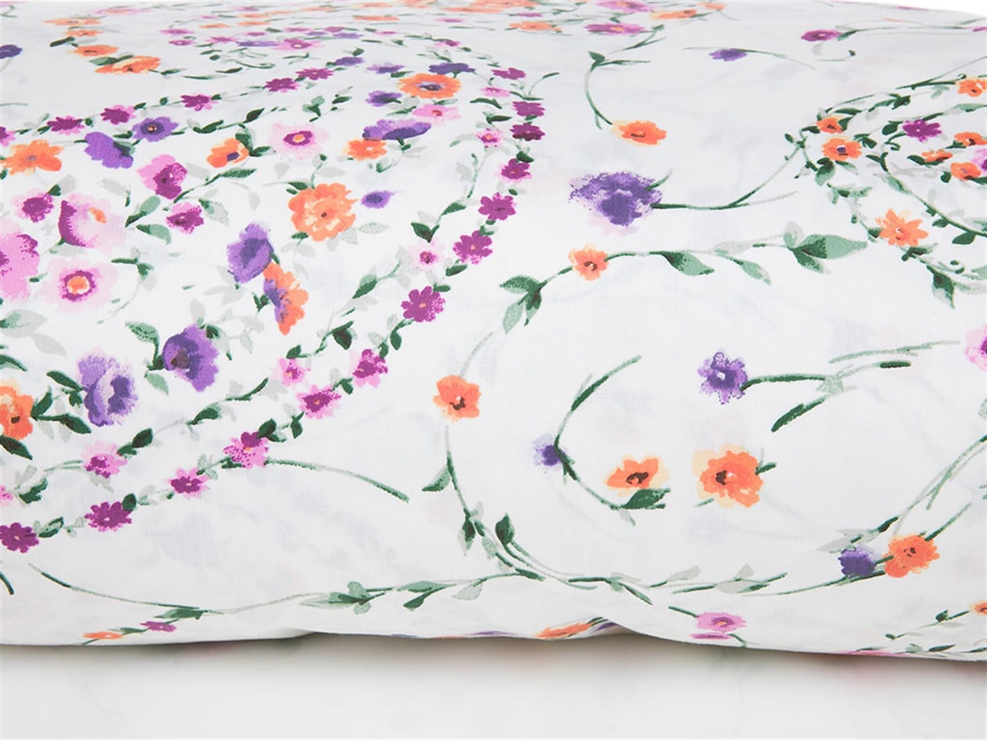 Flora paisley  Persoană dublă 200x220 cm Liliac.