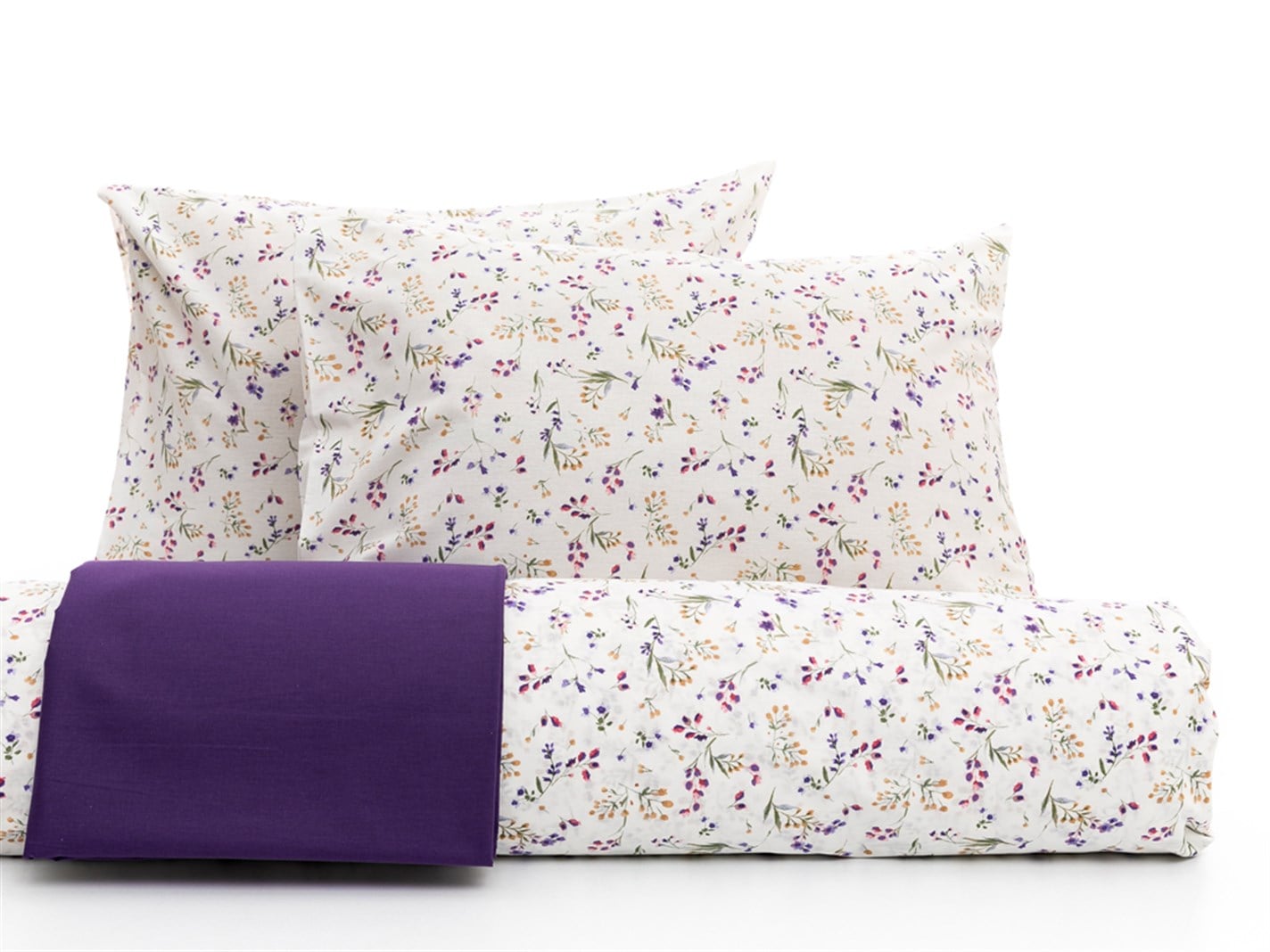 Flori de munte  Persoană dublă 200x220 cm Violet