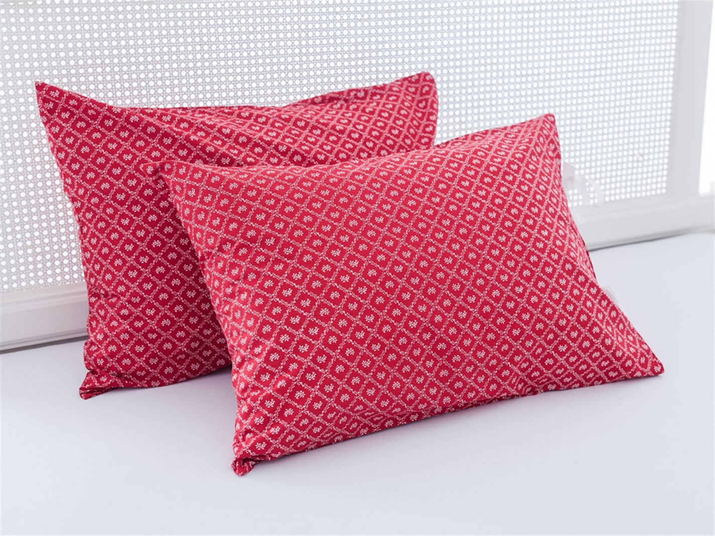 Flori rustice # 2 set 50x70 cm roșu