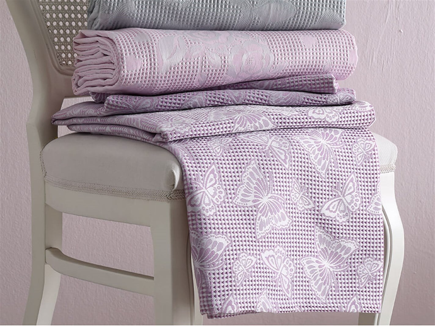Fluturi  Pentru o persoana 150x220 cm Orhidee violet