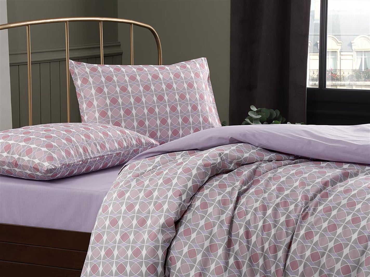Folos pur 52 Tel / 132 Numărul de fir Meniu mare 240x220 cm Liliac.