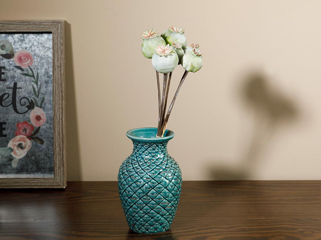 Fruits Foam Artificial Flower - One Pc 25 cm Green