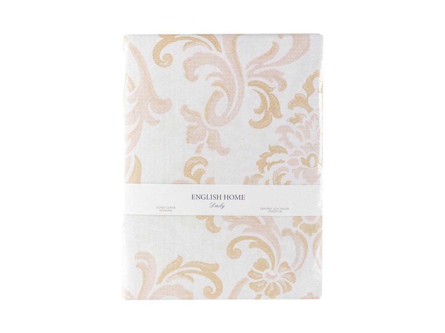 Glam Damask 57 Tel / 144 Numărul de fir Persoană dublă 200x220 cm Purpur de ceață