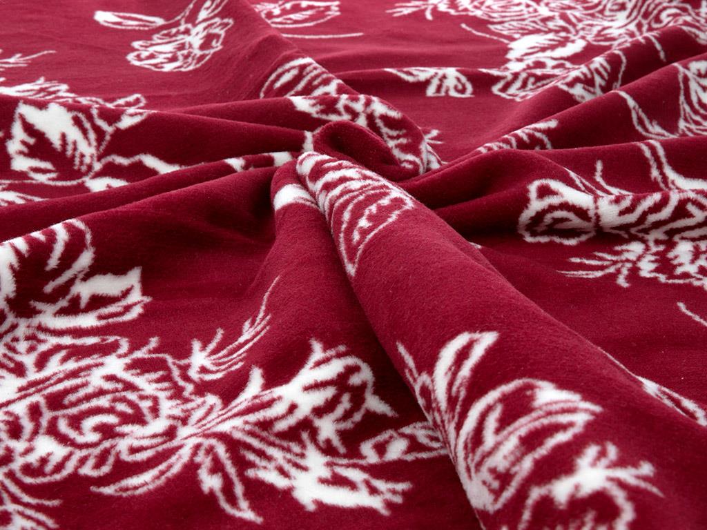Glam se ridică Cottony For One Person  PĂTURĂ 150x200 cm Claret Red