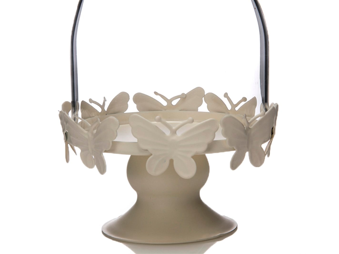 Grădină de fluturi  Sticlă acoperită 11,5x11,5x17 cm Albastru deschis
