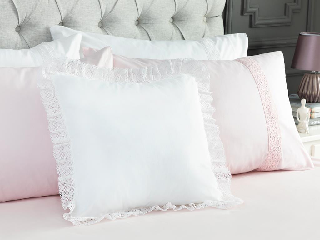 gratuit  În fagure Decorativ Single Față De Pernă 45*45 Cm Alb