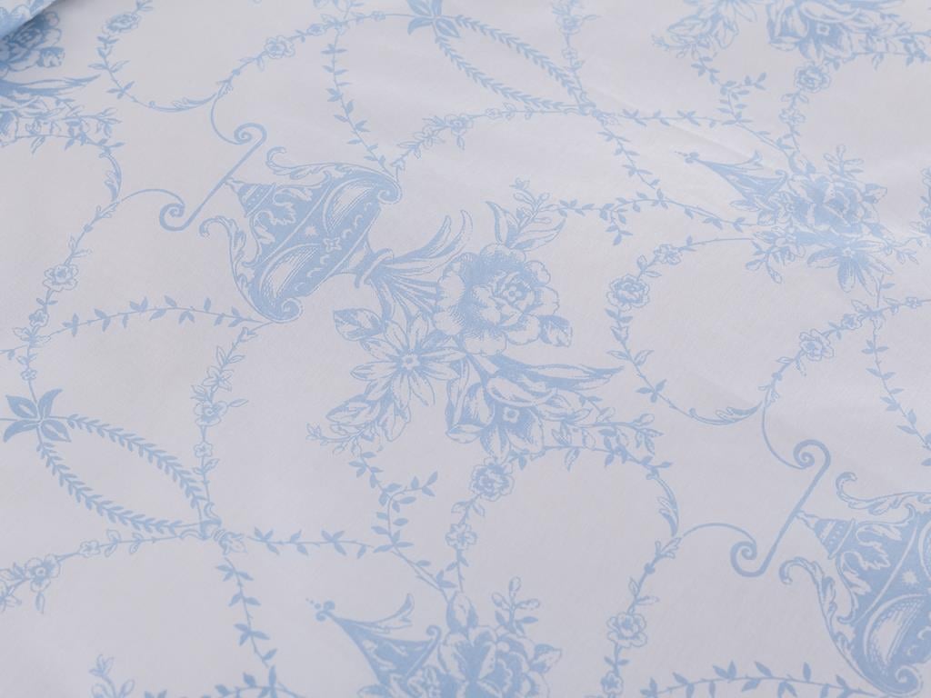 Helena Bumbac For One Person  SET LENJERIE DE PAT 160x220 cm Albastru.