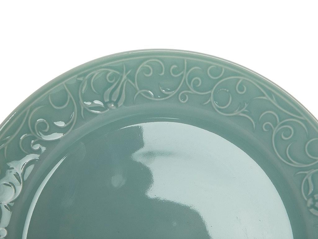 Helena Porcelain Single Service Plate 25 cm Blue