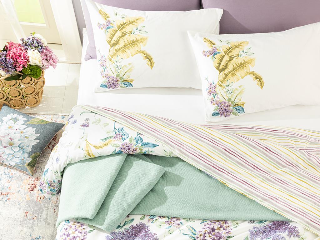 Hyacinth Cottony Double Person  SET LENJERIE DE PAT 200x220 cm Lila