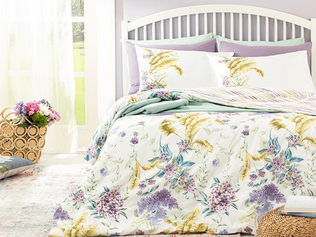 Hyacinth Cottony Double Person  SET LENJERIE DE PAT 200x220 cm Lila