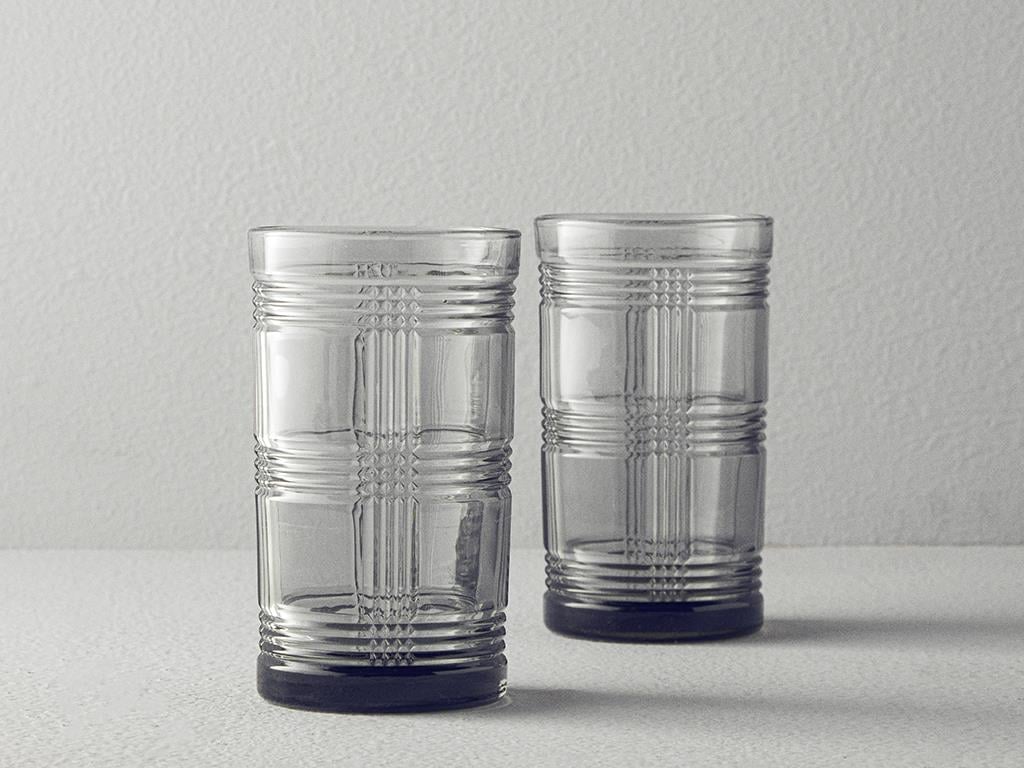 Igor Sticlă Set 2 Pahar De Sucuri 410 Ml Antracit