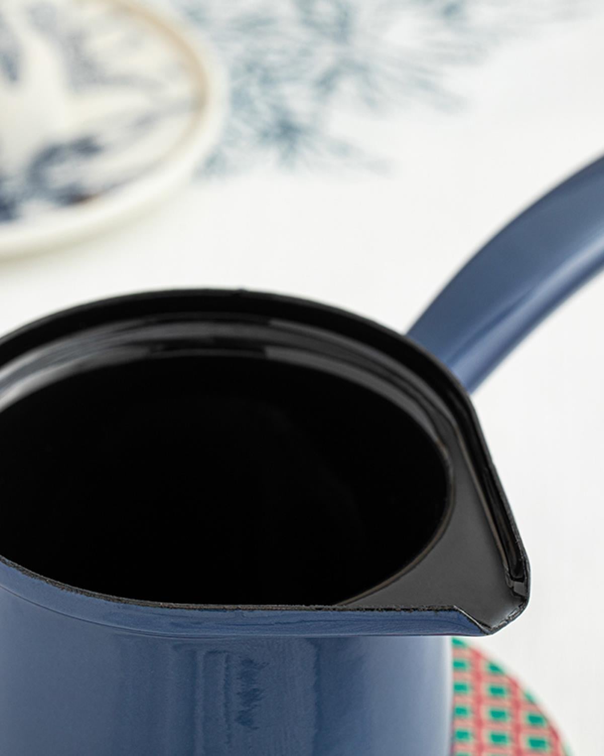Isidora Enamel Coffee Pot 500 ml Dark Blue.